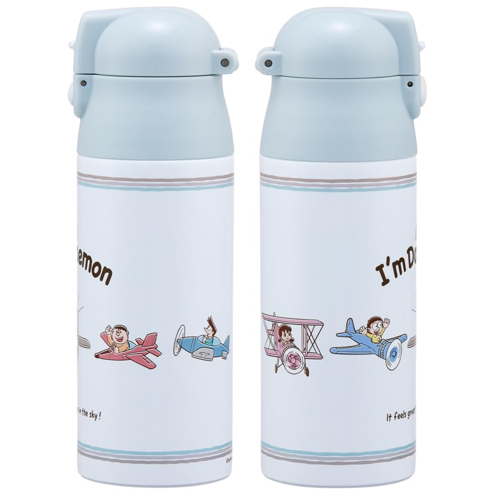 Skater 360ml Stainless Steel Water Bottle with Doraemon Design "Sky Walk" (Sanrio) SDPC4-A