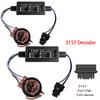 2Pcs BAY15D 1157 S25 Canbus LED Light Bulb Warning Decoder Load Resistor Socket Error Free No Flickering Decoder.