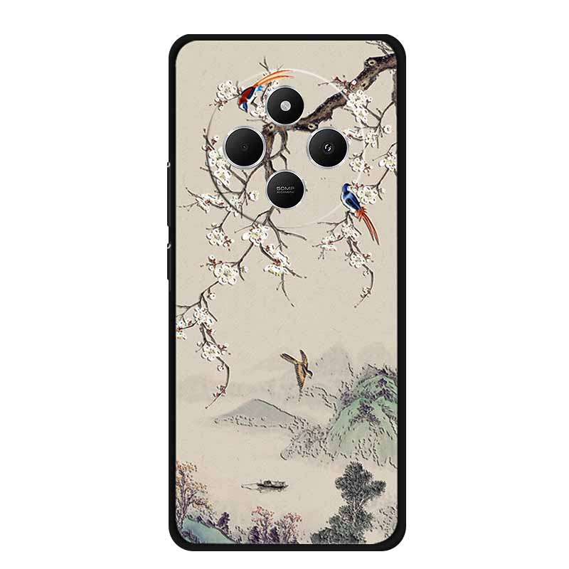3D Emboss Case For Vivo Y300 Pro 5G Phone Case Relief Flowers Soft Silicone Coque For Vivo Y300 Pro Back Cover Case Funda Shell