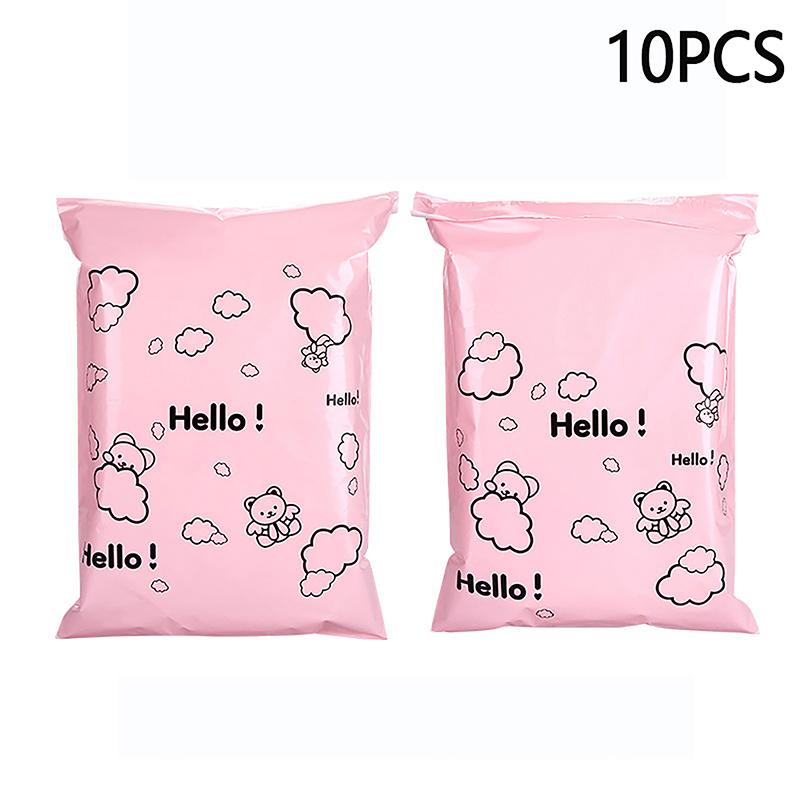 10Pcs Courier Bag Envelope Packaging Delivery Bag Waterproof Self Adhesive Seal Pouch Mailing Bags Plastic Transport Bag