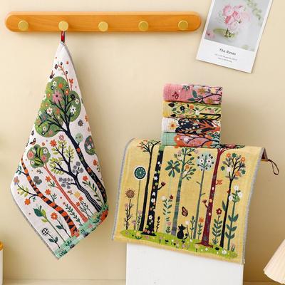 34x40cm Large Hand Towel Quick Dry Decorative Kitchen Towel 4 Layer Cotton Gauze Pure Cotton Dish Cloth Home Restaurant