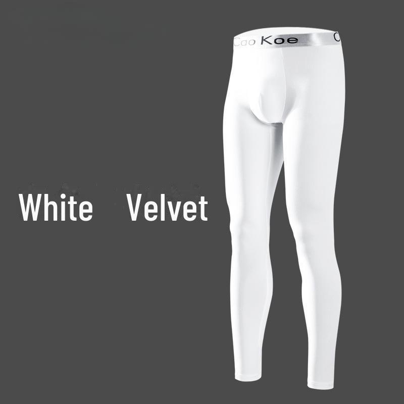 Pantalones térmicos premium de terciopelo alemán para hombre, corte ajustado, con forro polar - Tallas grandes para otoño/invierno.