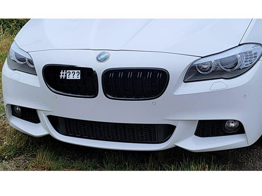 BMW 5 Series Bright Black Grille: Modified F10, F11 Double Line, F18 Double Bar
