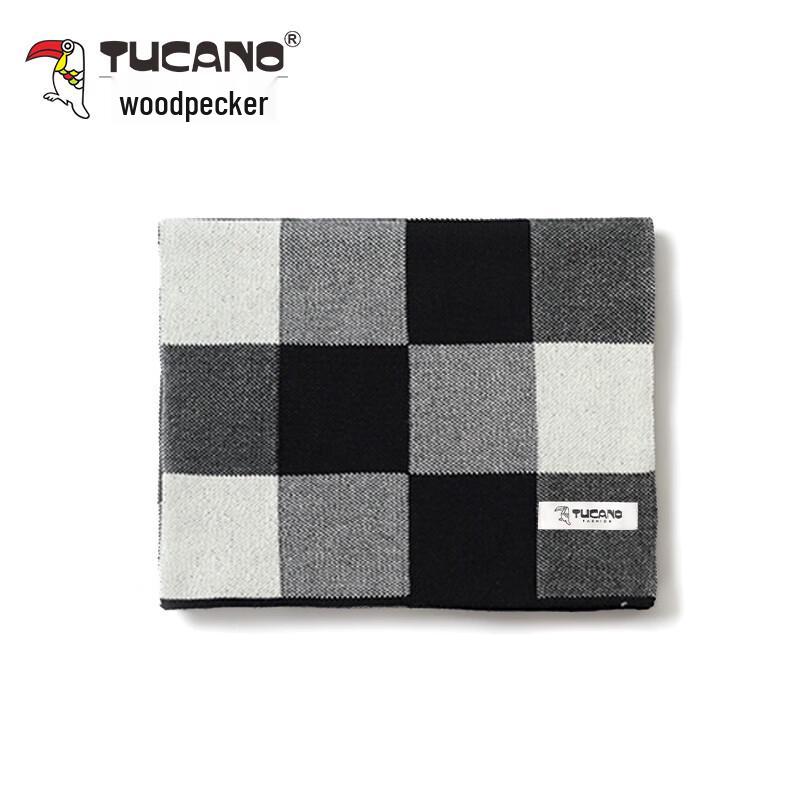 TUCANO Men's Classic Plaid Winter Scarf