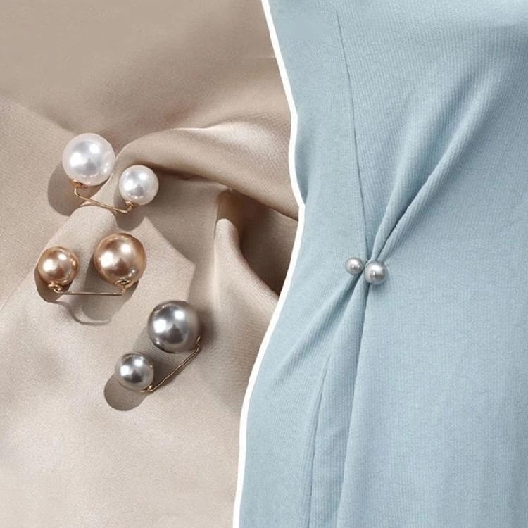 Pearl Brooch Pins For Clothes Waist Pins For Pants Safety Pins Scarf Clip