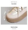 K2905 Women's High-Top Thick-Soled Velvet-Lined Cotton Shoes for 2024 Autumn/Winter
