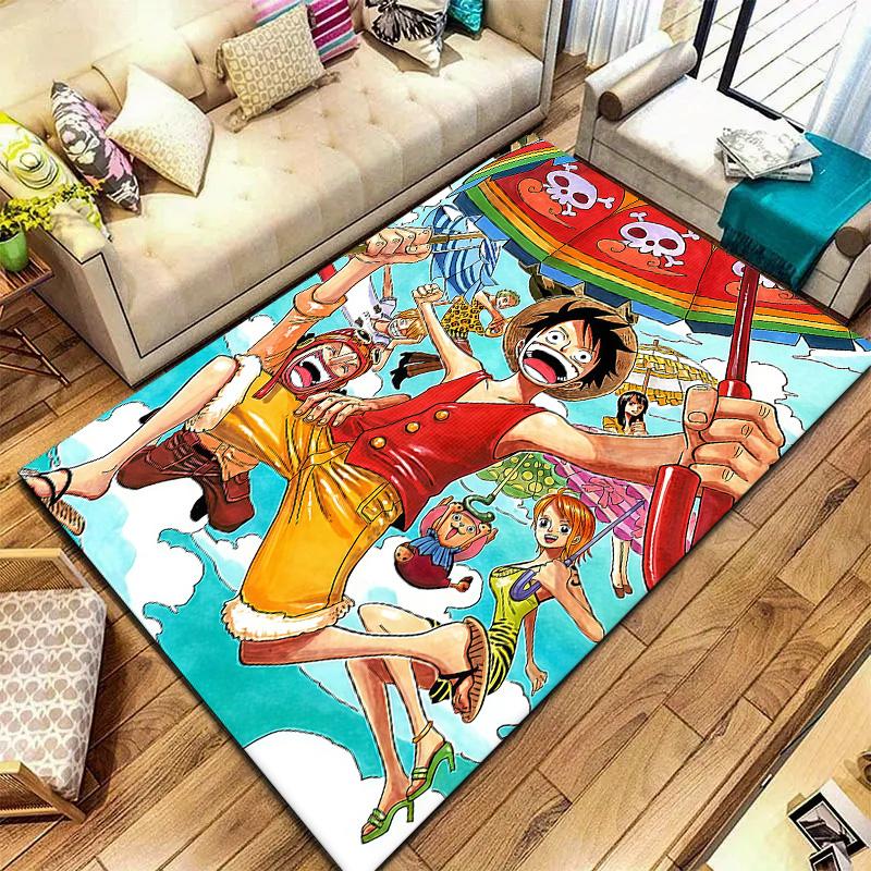 Monkey D Luffy Carpet Rug For Living Room Bedroom Home Sofa Decoration,kids Play Nonslip Floor Mat