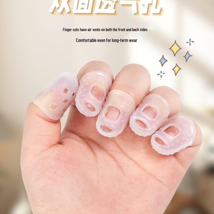 Silikon Anti-Beiß-Fingerlinge für Kinder - Rutschfeste Nagelschützer