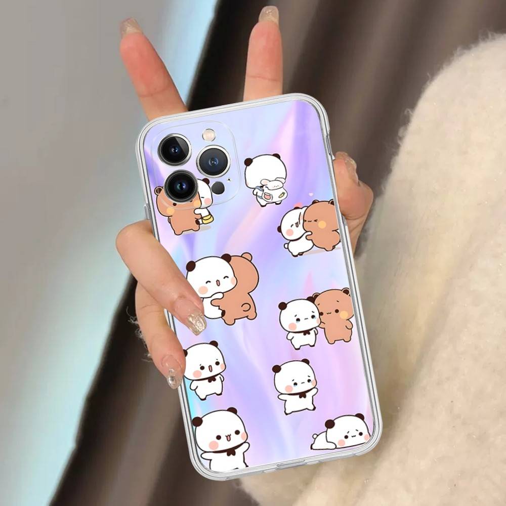 Cute Bubu Dudu Phone Case For IPhone 11 13 16 12 17 14 15 Pro Max Plus Soft Clear Back Cover Coque