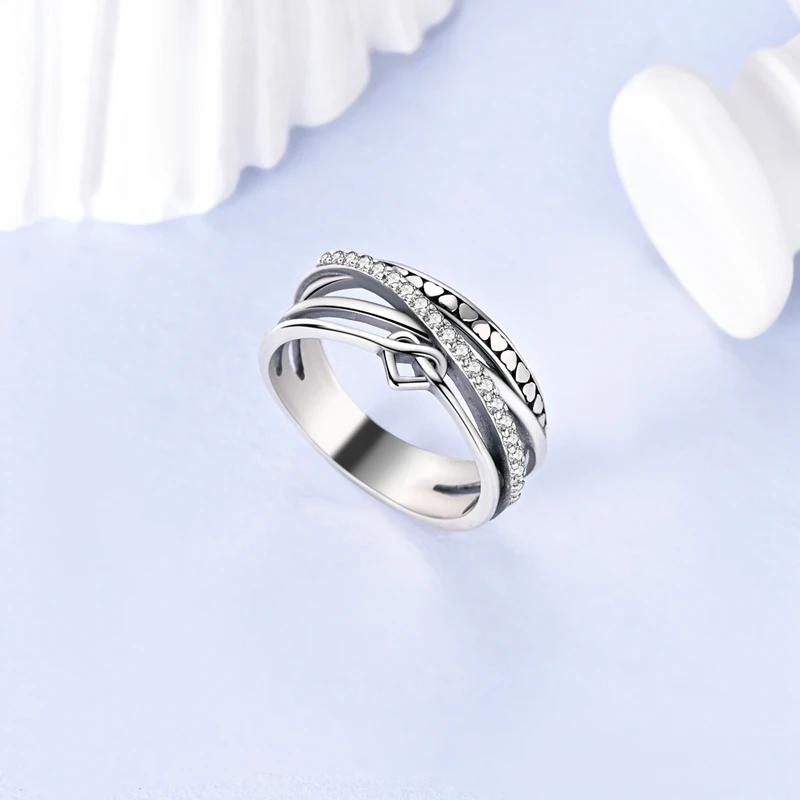 Copper Craft Multi Layered Heart Valentine'S Day Present Gemstone Geometric Heart Ring Party Gift Set Ideal For Women Matching