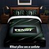 Set Biancheria da Letto Design Fendt 1 Copripiumino + 2 Federe Morbido Traspirante Biancheria da Letto per la Casa