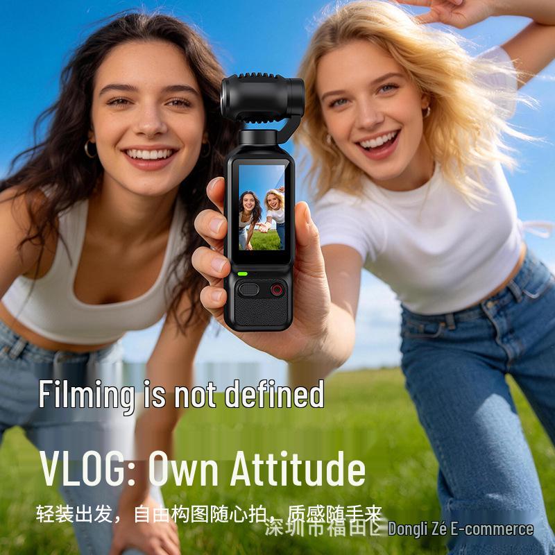 New Anti-Shake WiFi Sports Camera Handheld Recorder with Vlog Strap for Cycling