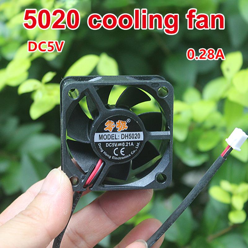 5020Cooling Fan Dc5V 0.28A Computer Chassis Power Supply Motherboard Cooling Fan