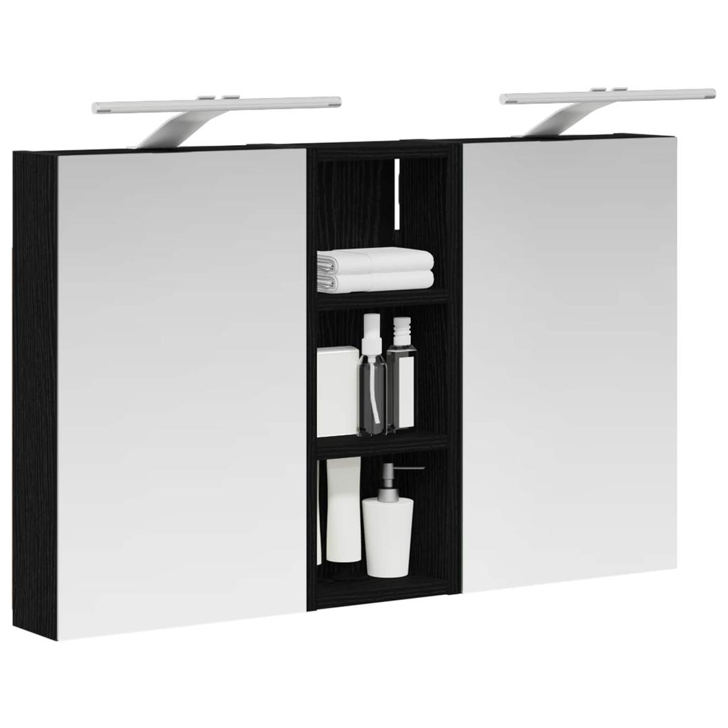 Bathroom Cabinet Set 3 Pcs 80 X 10.5 X 50 Cm Particleboard