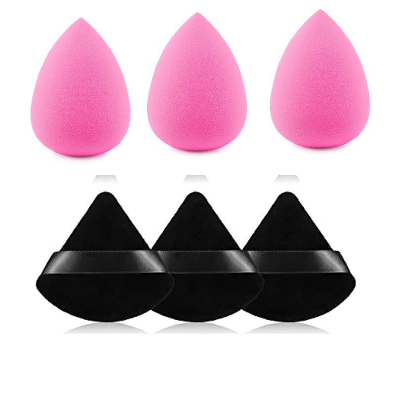 Cross-Border Triangle Powder Puff: Loose Powder Makeup Tool