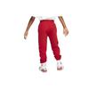 Jordan Fleece-Lined Cuffed Knit Sweatpants With Logo Print Kids Bottoms Red CT5388-687