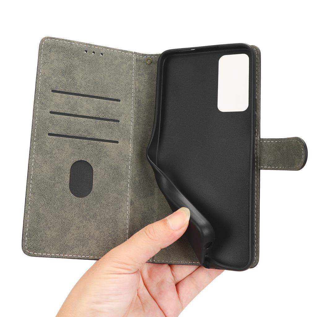 RFID Blocking Wallet Cover for TCL 40 XE/40 X T601D/NxtPaper 5G,PU Leather Stand Phone Case with Strap