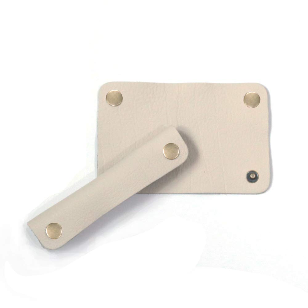 

[Eight Hundred Ships] Leather Bag Handle Cover, Regular (for Tote Bags) Available in 18 Colors and 3 Metal Fitting Colors (Ivory and Antique Gold)