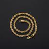 Titanium Steel Necklace Women'S 4Mm Stainless Steel Twist Clavicle Chain Temperament Simple Trend Decoration