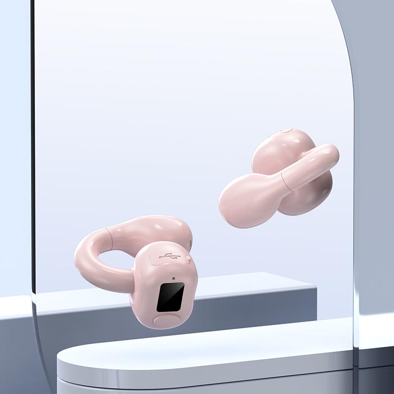 M10 Bluetooth Earbuds: New Clip-On, Dual or Single Ear, External Sound, Sports & Business Style.