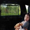 Summer Suction Cup Curtain In The Car Window Sunshade Cover Universal Side Window Sunshade UV Rays Protection Curtains Blocks