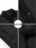 Men's Winter Ribbed Collar Cotton Mulberry Silk Jacket - Business Casual Outerwear