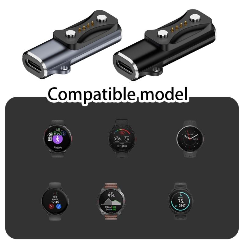 Easy Connection Travel Friendly Magnetic Fast Charging Connector Adapter Head Suitable for Vantagev 3 Watch Easy To Use