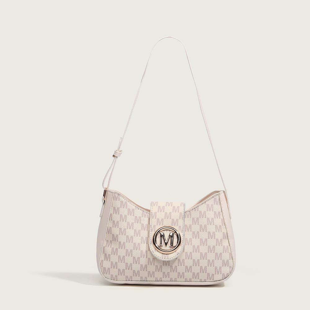 

Женская сумка Сумка через плечо Женская сумка под мышкой Сумка-хобо Сумка-полумесяц Высококлассная Маленькая сумка Легкая роскошь Нишевая Милая Изысканная белый