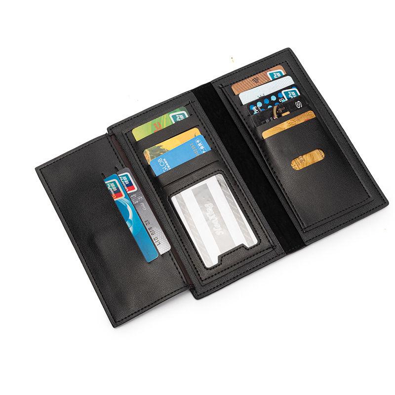 Men's Crocodile Patterned Long Wallets Vintage Design Business Card Holder Cash Purse GZW