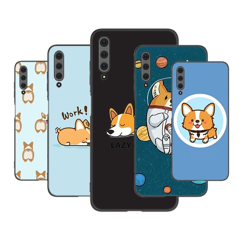 

Чехол для телефона с изображением собаки корги для Huawei Honor 7A 8A 9X 20 Pro 8 10X Lite 7S 8C 8S 8X 9A 9C 10i 20i 20E 20S 30i мягкий черный чехол