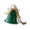 Iron Metal Bell Hanging Decoration Christmas Tree Bell Ornament for Door Mantel Porch Window Christmas Tree Decoration