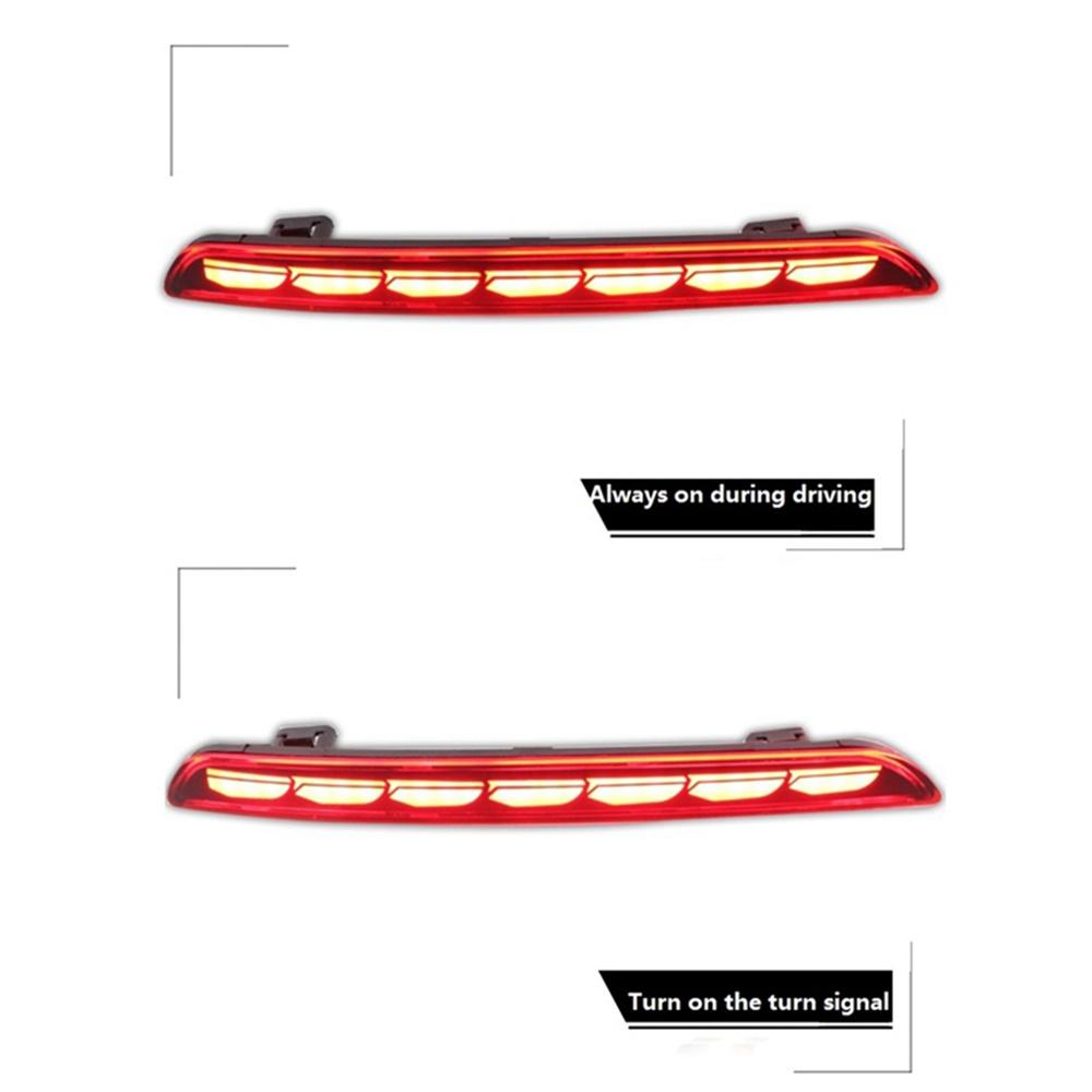 For Honda Civic Sedan 2022 LED Rear Fog Light Tail Bumper Light Sets Running water steering lamp