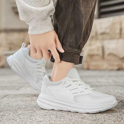 Mode mit Schnürsenkeln Gummisohle Weiße Sneakers kaufen Vulkanisiert Niedliche Stiefel Retro Basketballschuhe für Herren Sportschuhe Sportlich Trend