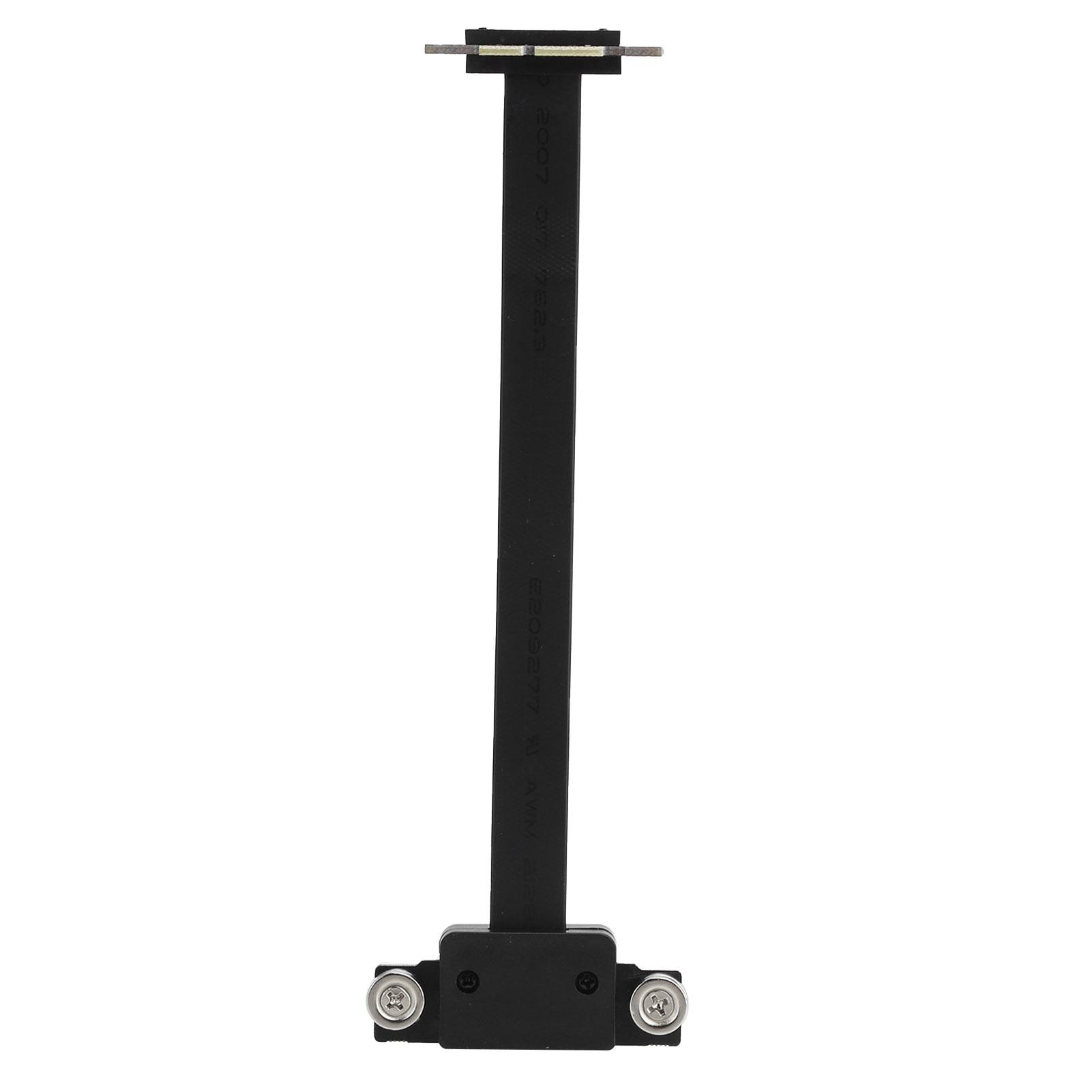 

Extension Cable PCIE 1X Dual 90 degrees with LED Indication Magnetic Pad Network Adapter 15cm