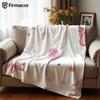 Blush Shell Anime Cartoon Flannel Blanket Soft Warm Throw for Bedroom Sofa Car Kids Holiday Gift