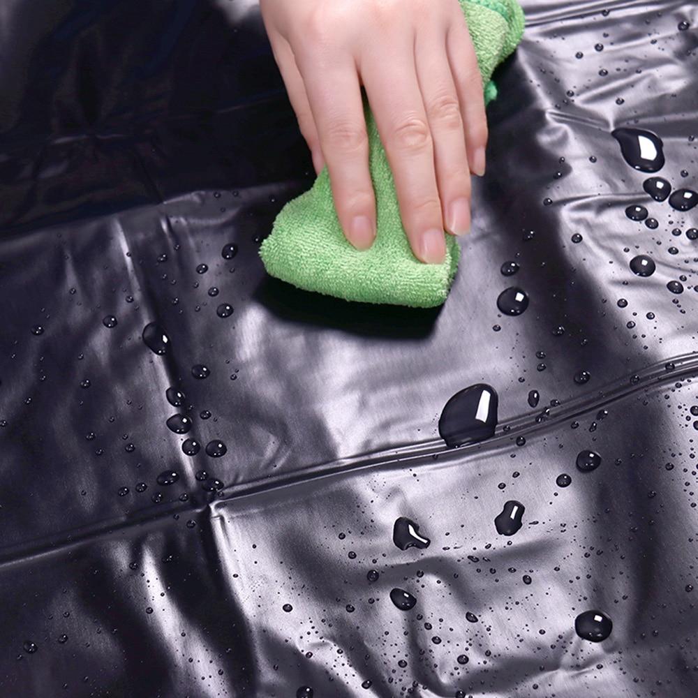 Black Waterproof Bed Sheet Queen Bed Cover Couple Sex Tool For Couples Flirting BD SM Bondage Adult Game Wild Sex Product
