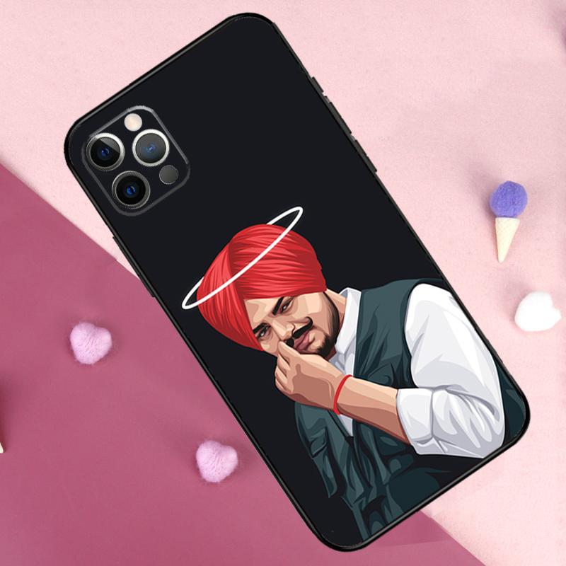 Sidhu Moosewala Handyhülle Für iPhone 17 Pro Max 14 15 16 Plus 11 Pro Max 12 13 Mini 16e 17 Air Rückseite