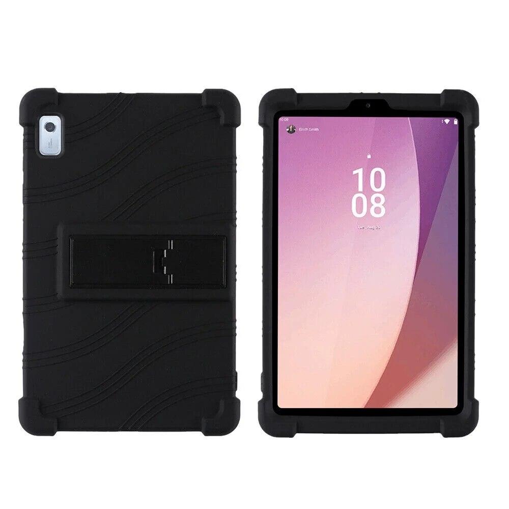 For Tab M8 4th Gen TB-300FU/XU Shockproof Kid Soft Silicone Stand Case Cover For Lenovo Tab M9 HD TB-310FU/XU9 9.0
