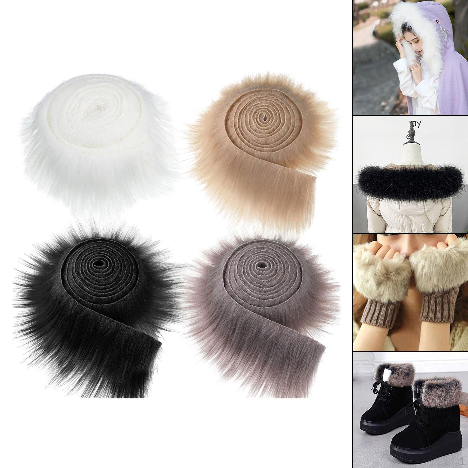 

Faux Fur Assortment for DIY Crafts And Costumes WhiteBlack KhakiGray