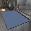 Simple Pure Color Diatom Mud Mat Toilet Absorbent Quick Drying Mat Household Dirty and Non-slip Mat