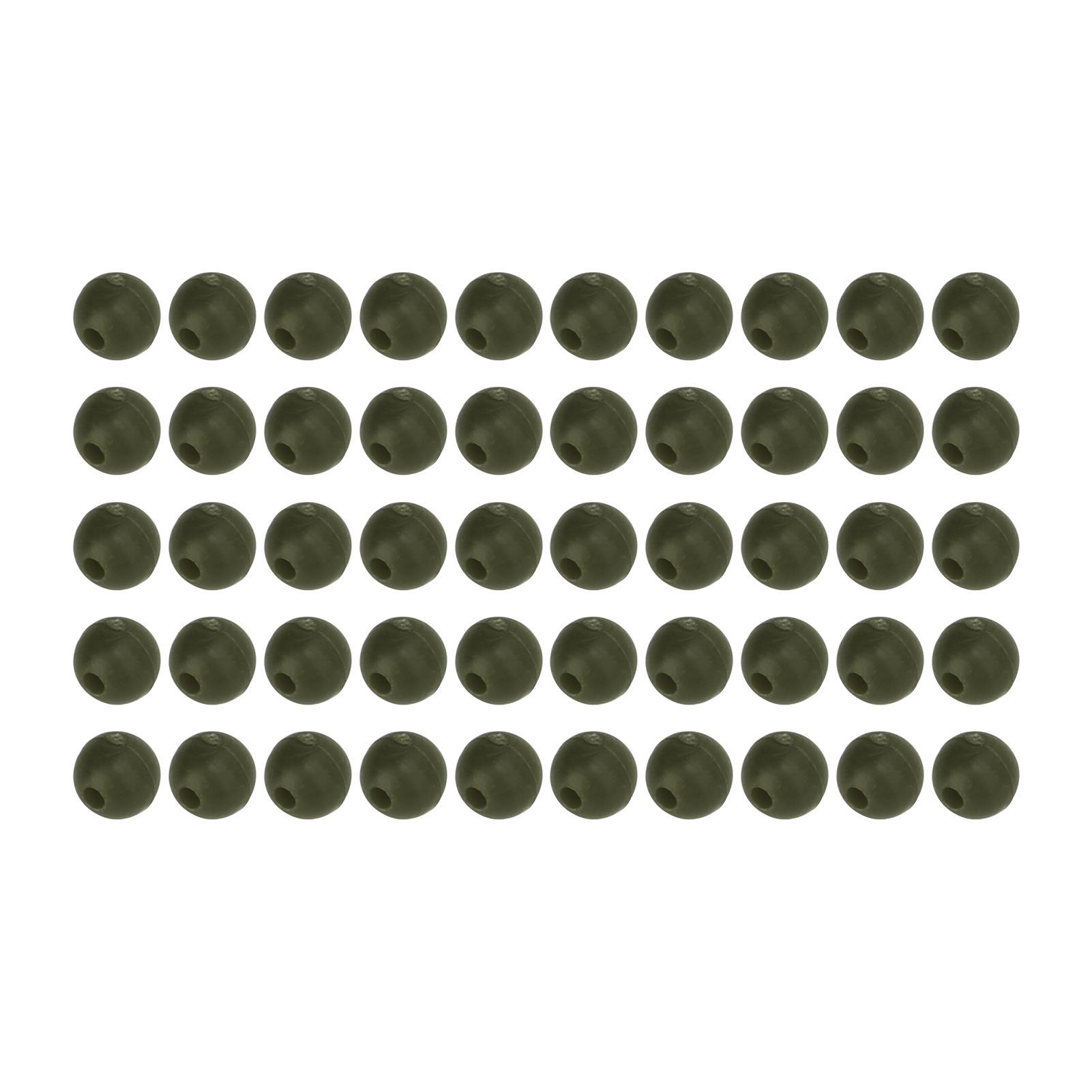 

50 шт., бусины для ловли карпа, диаметр 6 мм, мягкие бусины для ловли карпа, аксессуары для ловли карпа Green