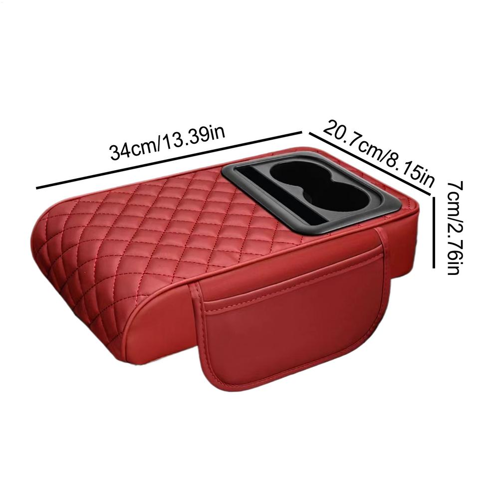 Armrest Cover For Car Multifunctional Comfortable Car Armrest With Cup Holder Ergonomic Automotive Interior Truck Suvs Front