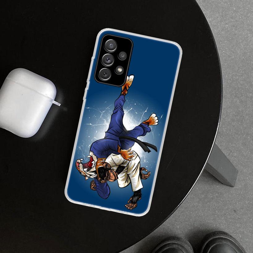 Judo Jiu Jitsu BJJ Brasilianische Handyhülle für Samsung Galaxy A12 A22 A32 A52 A72 A02S A51 A50S A31 A20S A10S Note 20 Ultra 1