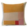 Simple Abstract Geometric Pattern Pillow Case Fashion Fabric Home Sofa Bedside Cushion Pillow Case