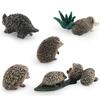 Realistic Pvc Hedgehog Model For Static Tabletop Decoration Cute Forest Animal