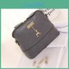 Elegant Square Grid Deer Pendant Shoulder Bag Messenger Tote Women With Premium Pu Leather