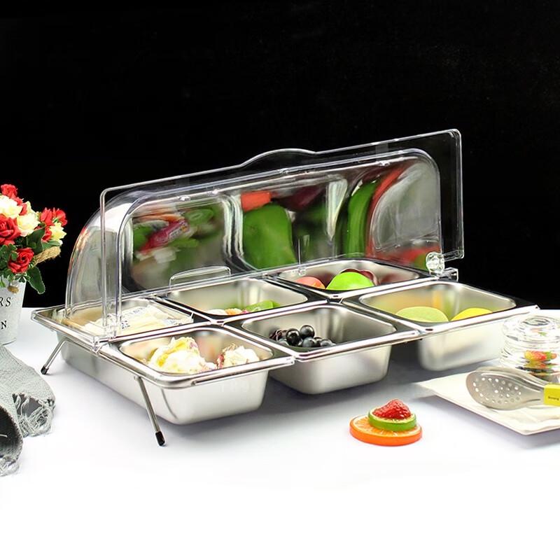 Qianxing Double-Layer Snack Display Stand