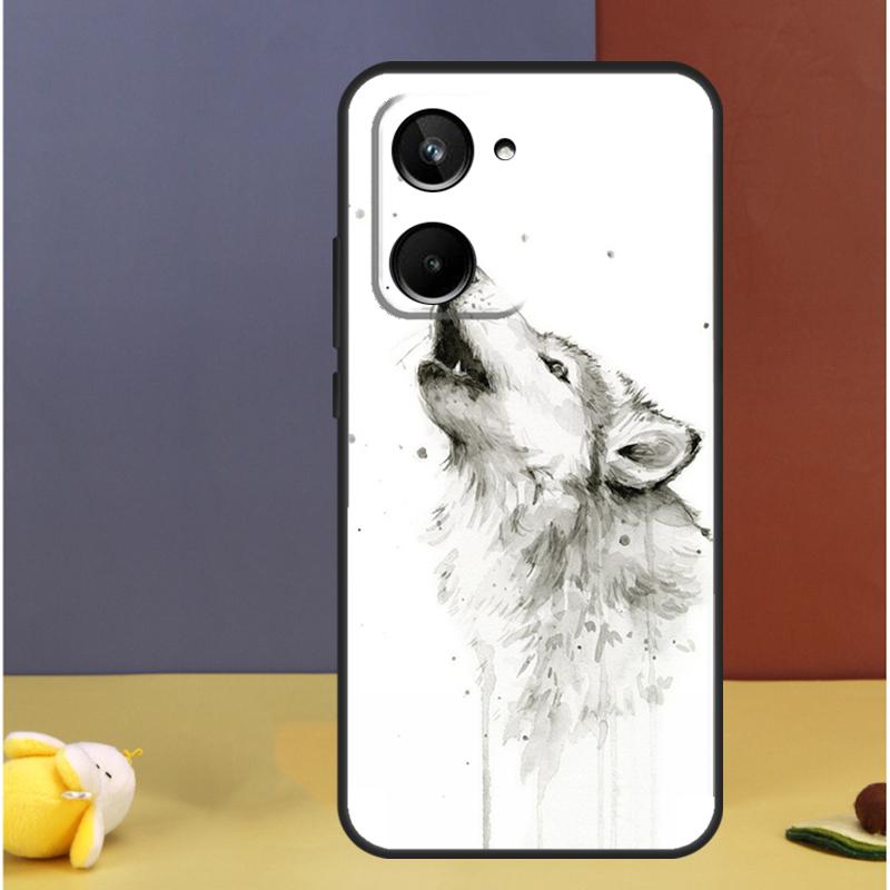 Animal Wolf For Realme GT7 GT6 15 Pro 10 11 12 13 14 Pro Plus C55 C71 C75 C67 C63 C61 C53 C35 C65 Case