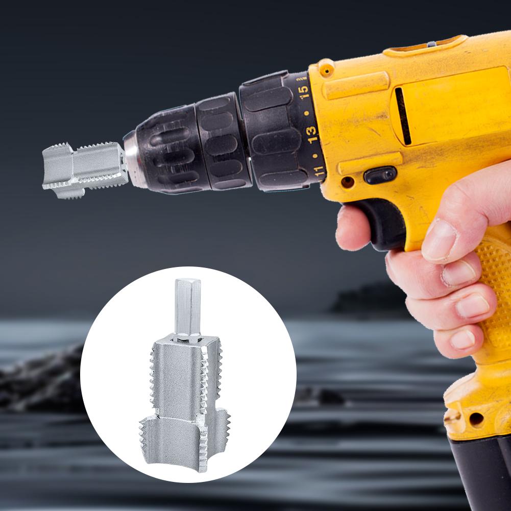 4 Punkte 6 Punkte Gewindebohrer PVC Rohr Gewindeschneider Set Wasserrohr Innenlochöffner Außenlochöffner für PVC Kunststoffrohr