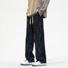 2024 Autumn Winter New Men Fashion Trend Pants Men Casual Loose Comfortable Thick Trousers Male Warm High-Grade Pants